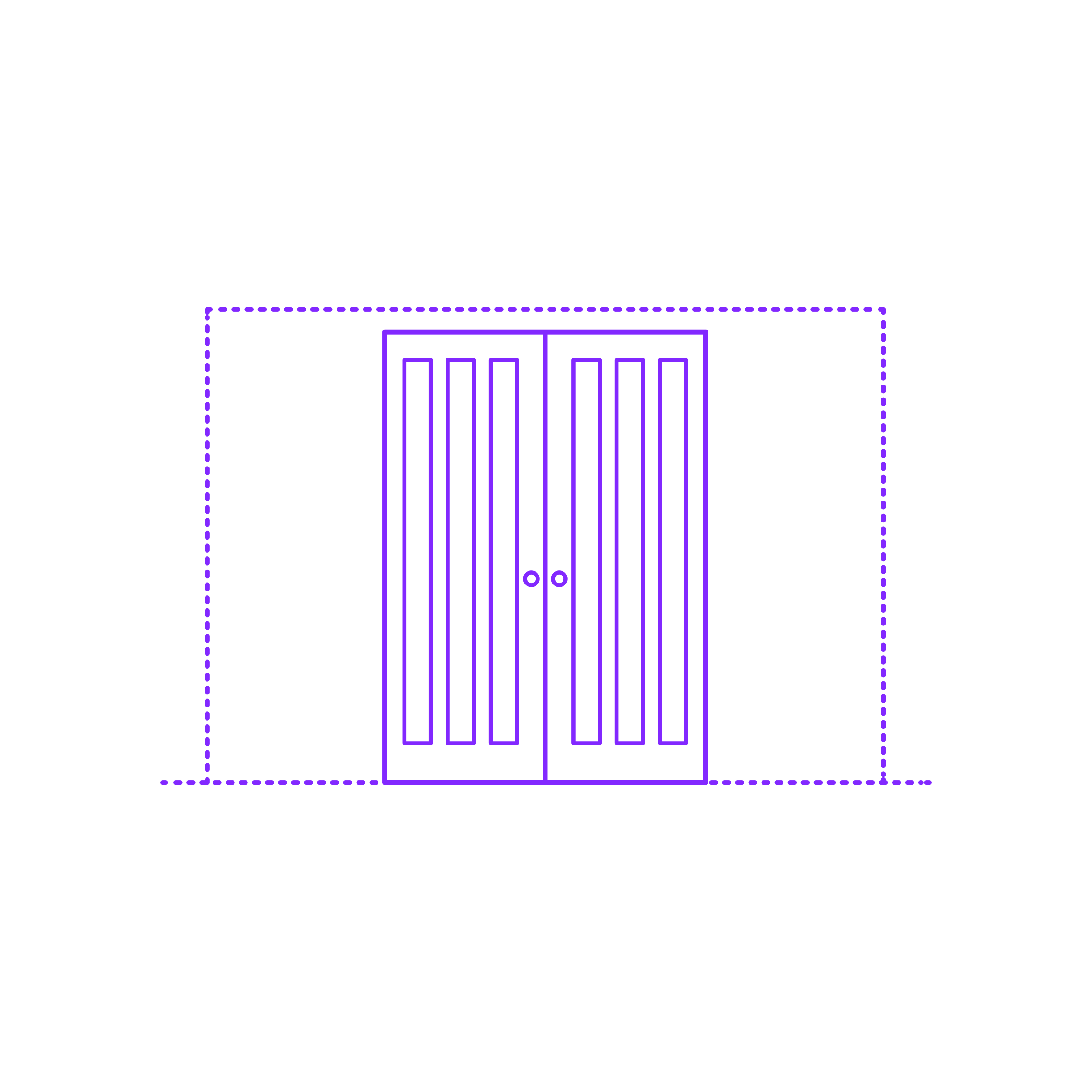 Buildings Pocket Doors Double Solid Vertical 3 Panels Simple Line Art Svg Free Vectors
